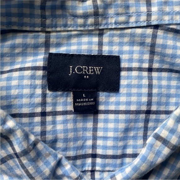 J Crew Factory Cotton Button Down Shirt Size L - Picture 4 of 10